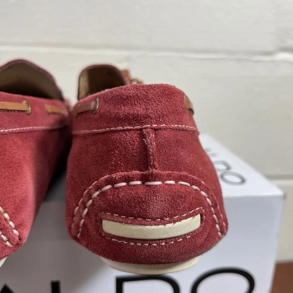 Aldo Bires-62 Red Tassel Loafer Moccasin Driving Shoes Slip On Mens 45 EU/12 US